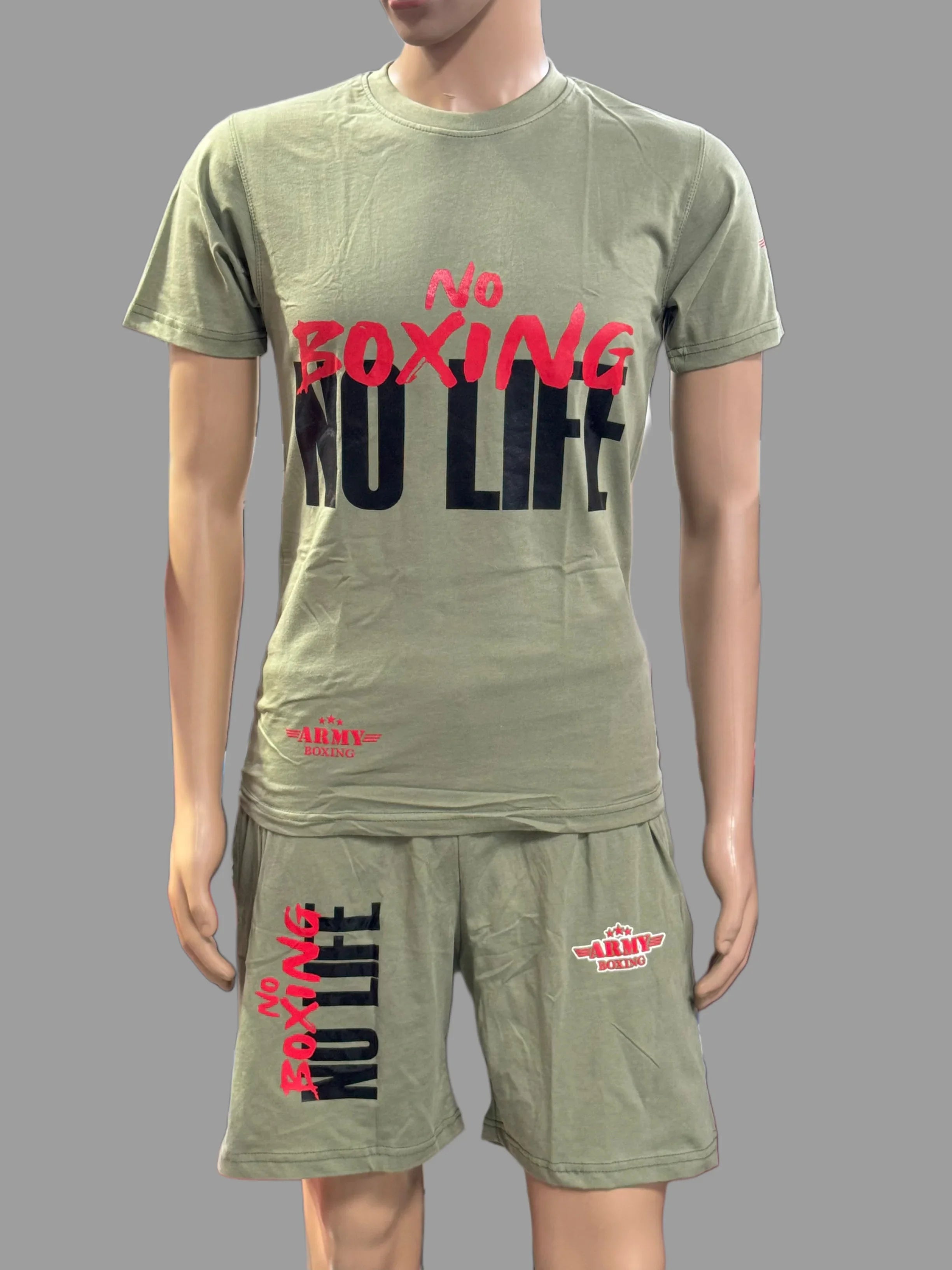 Conjunto Short/Camiseta - Army War Boxing