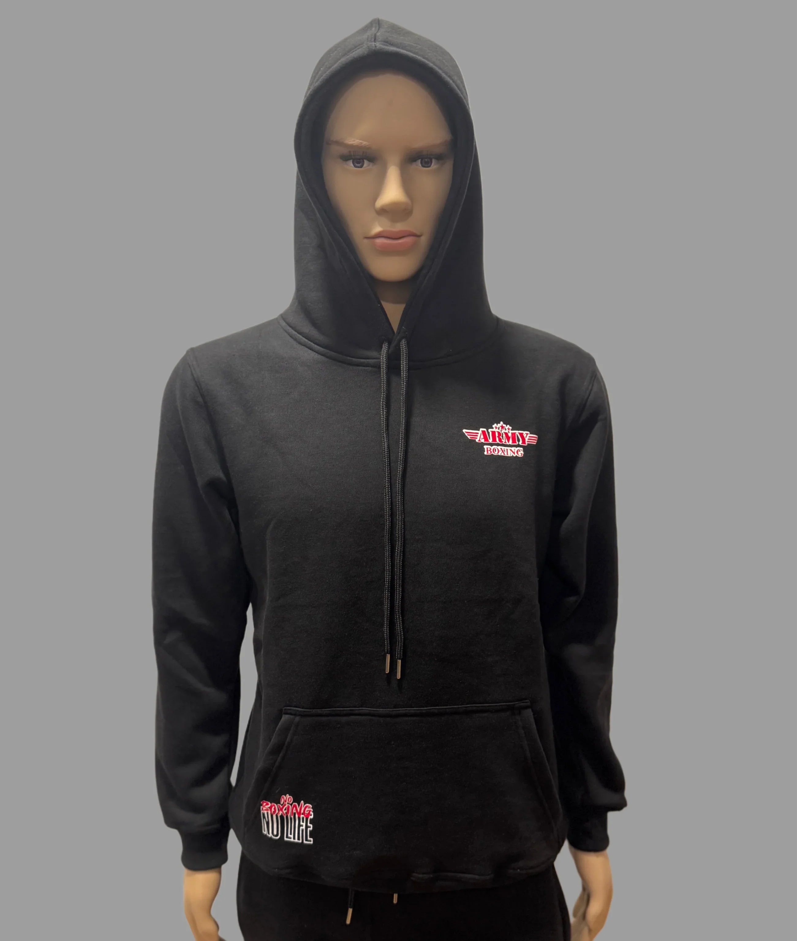 Sudadera No Boxing No life - Army War Boxing