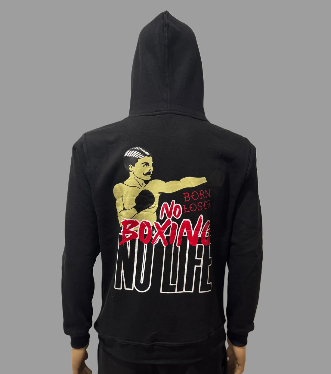 Sudadera No Boxing No life - Army War Boxing