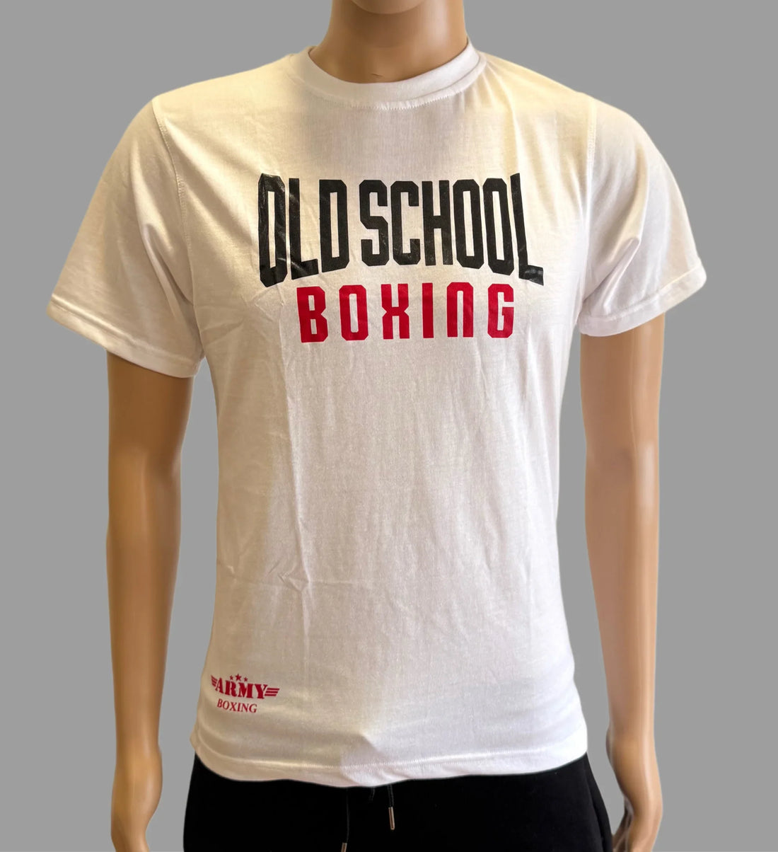 Camiseta Old School - Army War Boxing
