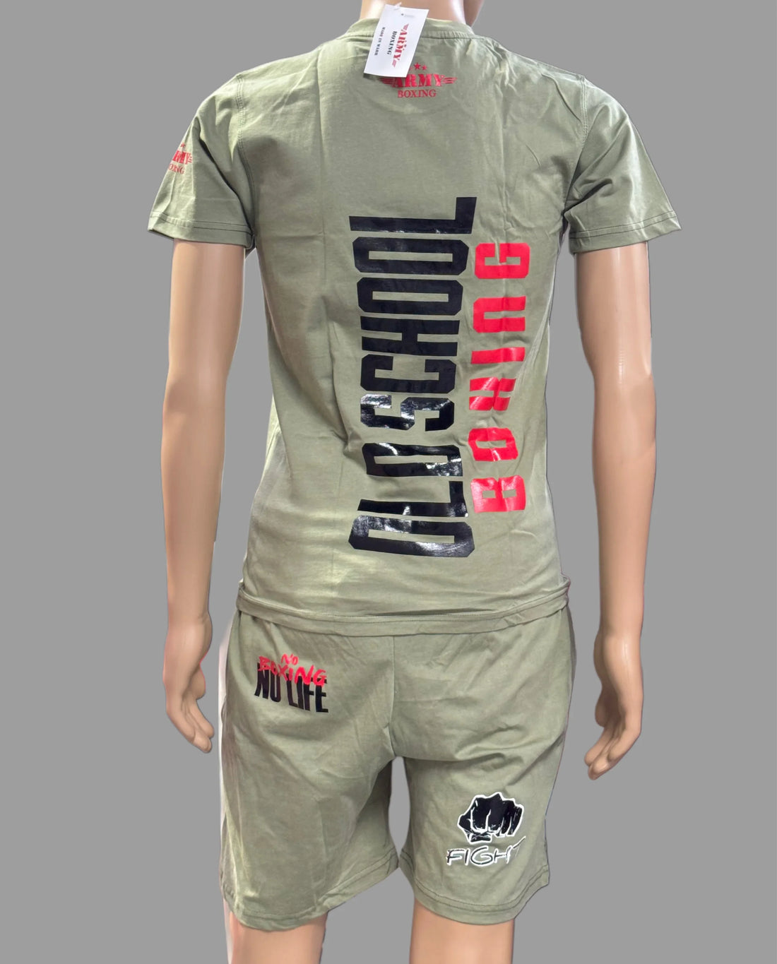 Conjunto Short/Camiseta - Army War Boxing