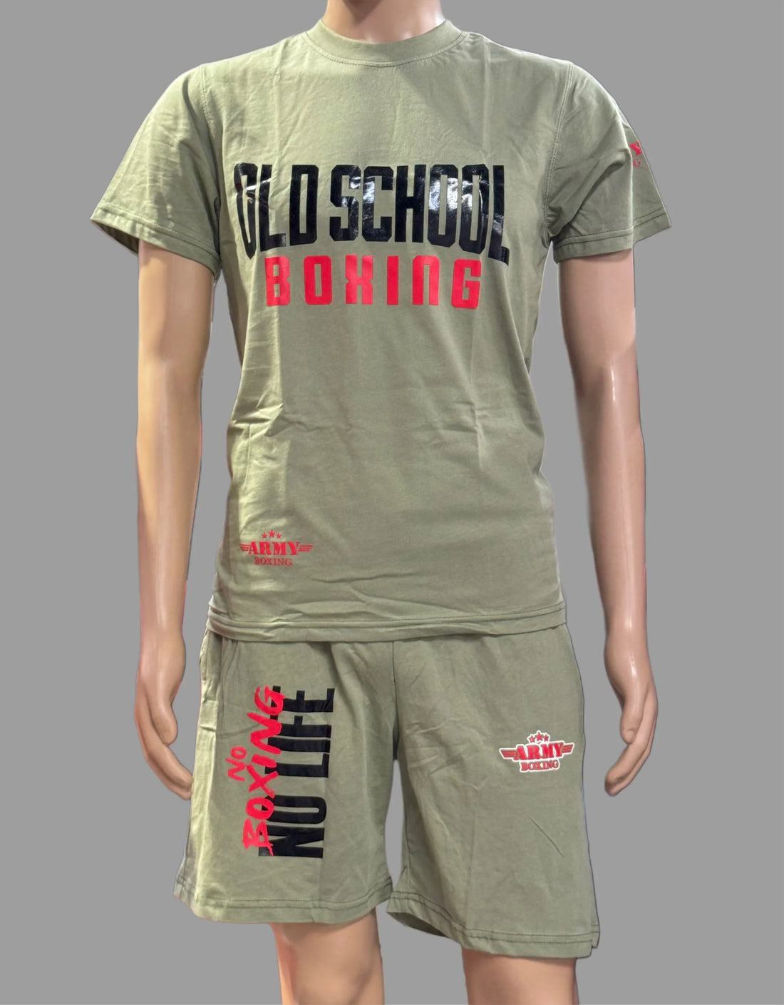Conjunto Short/Camiseta - Army War Boxing