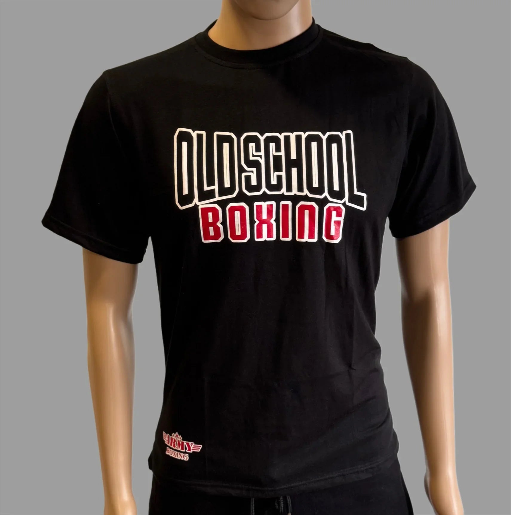 Camiseta Old School - Army War Boxing